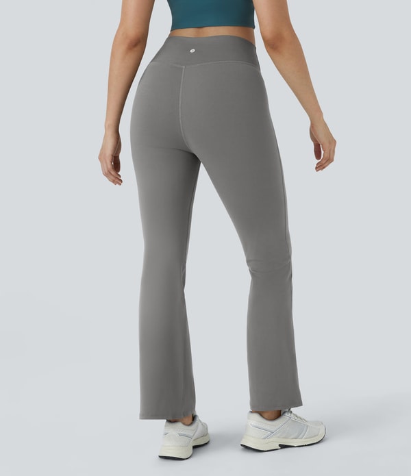 Celeste L'Amour DayStretch High Waisted Crossover Flare Yoga Leggings Review