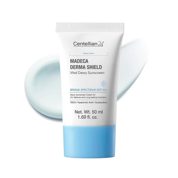 Centellian24 Madeca Derma Shield Vital Dewy Sun Cream Review