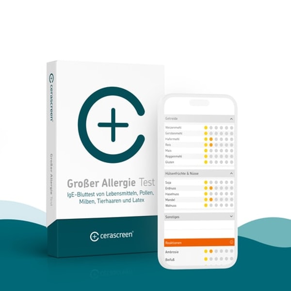 Cerascreen Gro&szlig;er Allergie Test Bewertung