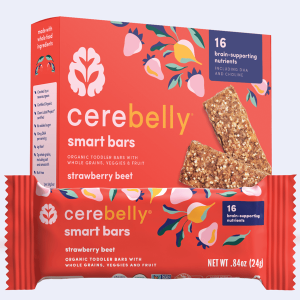 Cerebelly Strawberry Beet Smart Bar Review