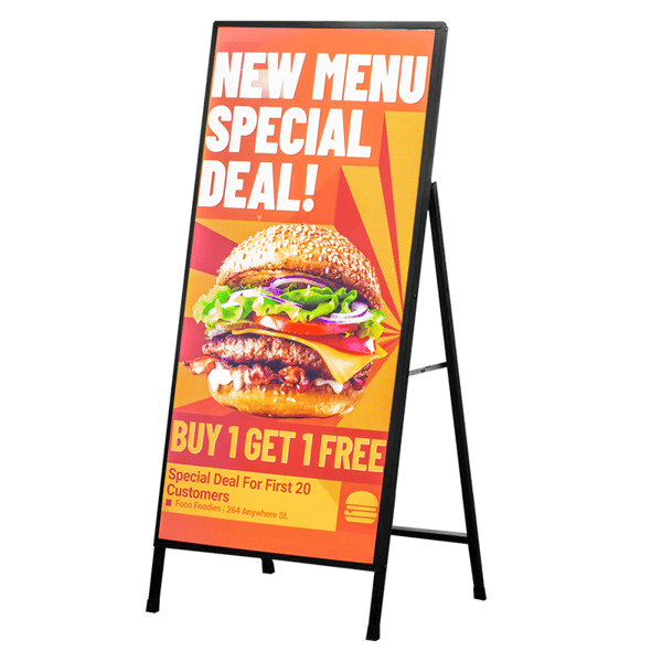 CERES Floor-standing Display Vertical Poster Advertising Light Box LED Sign Review