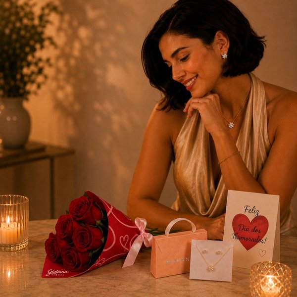 Cestas Michelli Buqu&ecirc; de Rosas e Conjunto Morana Love Review