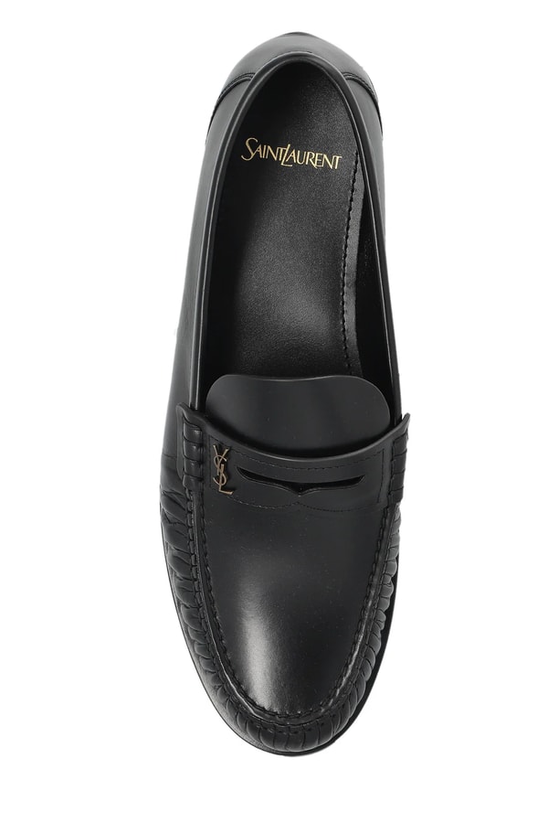 Cettire Saint Laurent Laurent Logo Plaque Slip-On Loafers Review