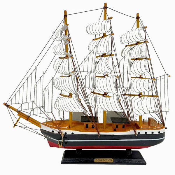 Chame Online Confection Model Sea Ship 1b Display Stand Assembled 48cm Handmade Review
