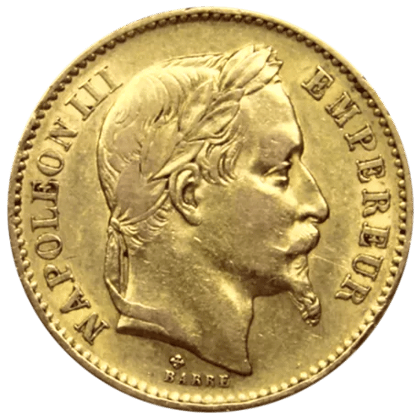 CHANGE DE LA BOURSE Napol&eacute;on Or 20 Francs Avis