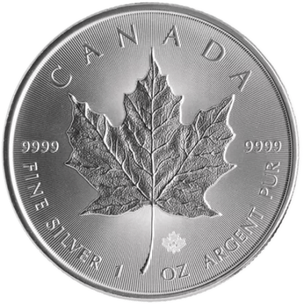 CHANGE DE LA BOURSE Maple Leaf 1 Argent OZ Avis