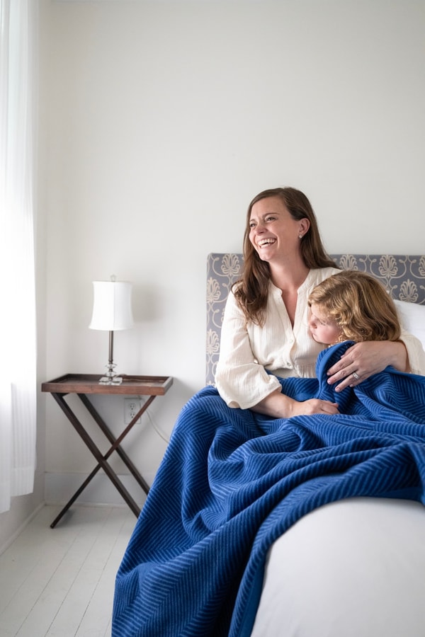 ChappyWrap Harborview Herringbone Beth's Blue Blanket Reviews