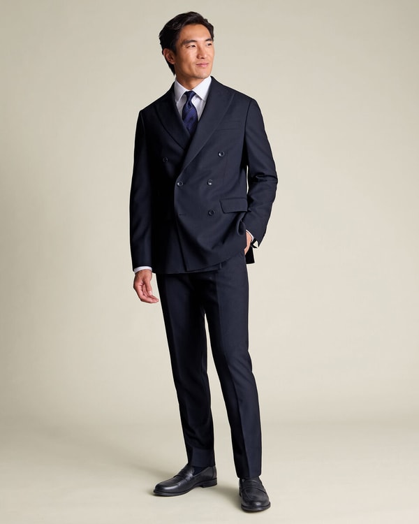Charles Tyrwhitt Double Breasted Performance Suit Reviews