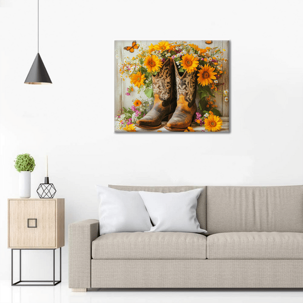 Cheerful Painting Western Cowboy Boots Review