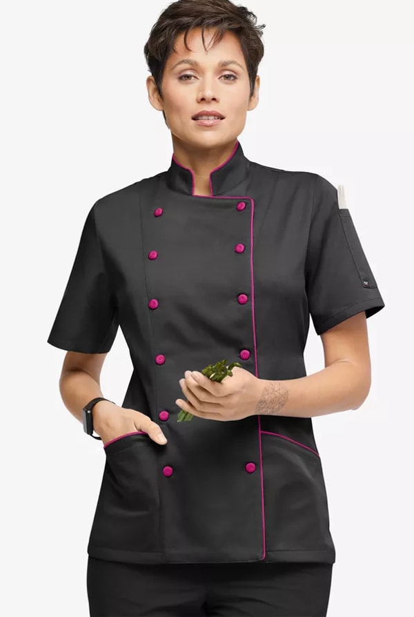 Chef Uniforms Tailored Women's 3-Pocket Short Sleeve Chef Coat Review