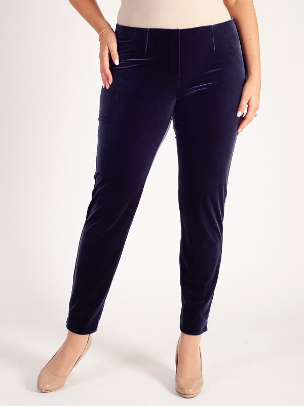 Chesca Direct Violetta Stretch Velvet Trouser