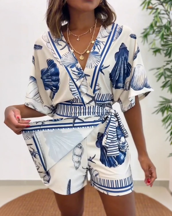ChicMe Starfish Seashell Romper Review