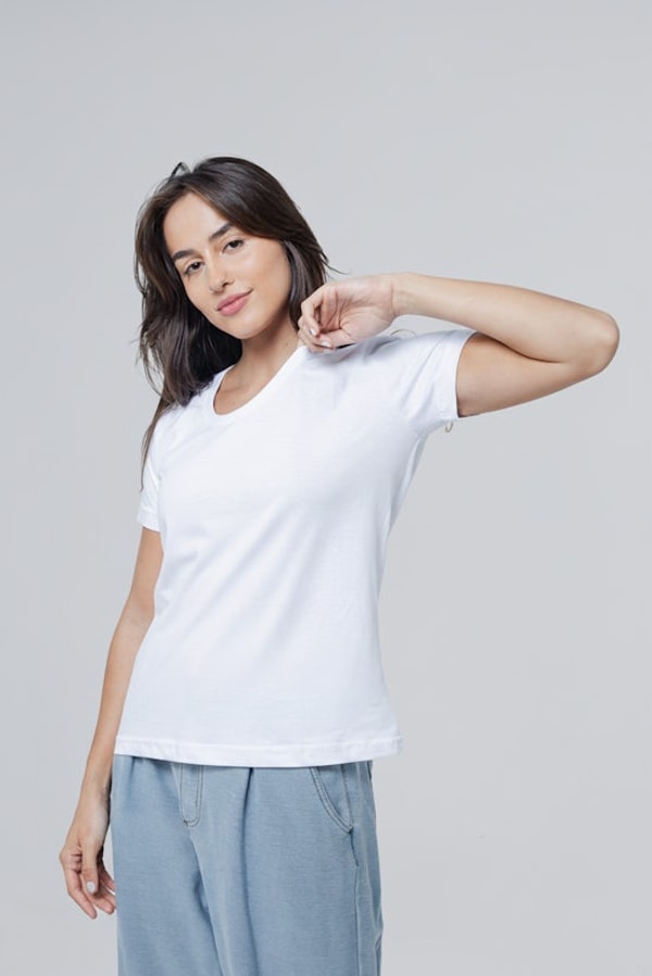 Chico Rei Camiseta B&aacute;sica Branco Cannoli Avalia&ccedil;&atilde;o