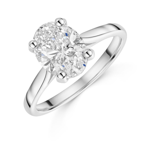 Chisholm Hunter Platinum 2.00ct Oval Cut Lab Grown Diamond Solitaire Ring Reviews