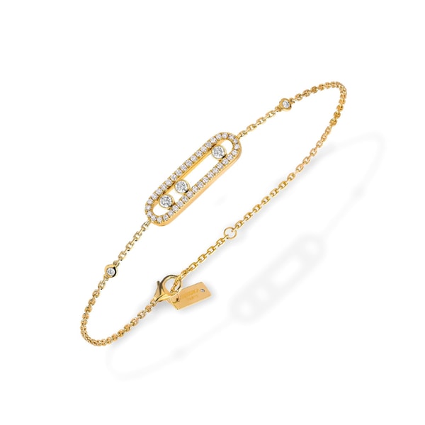Chisholm Hunter Baby Move Pav&eacute; 18ct Yellow Gold 0.30ct Diamond Bracelet Reviews