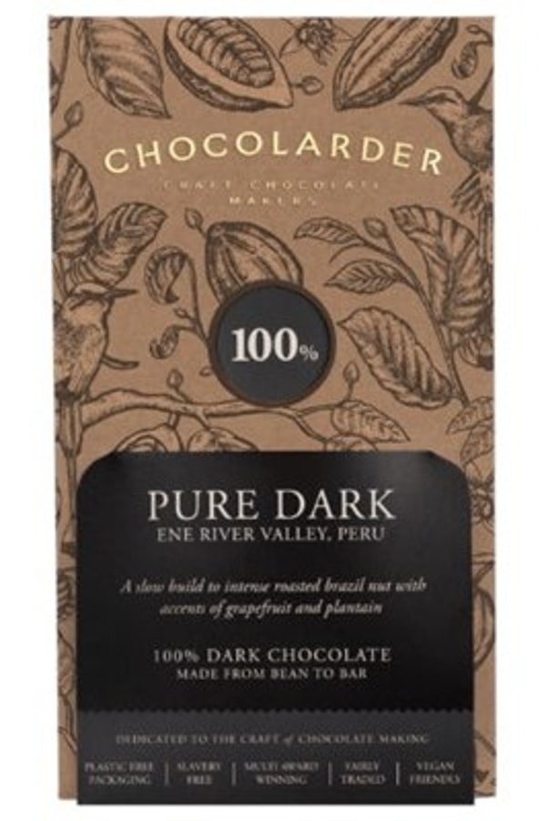 Chocolarder 100% Pure Dark Chocolate Bar Review