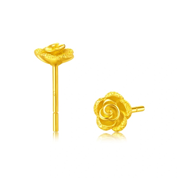 Chow Tai Fook 999.9 Gold earrings  评论