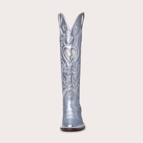 CITY Boots Heartbreaker Boot Powder Blue Metallic and Silver Review