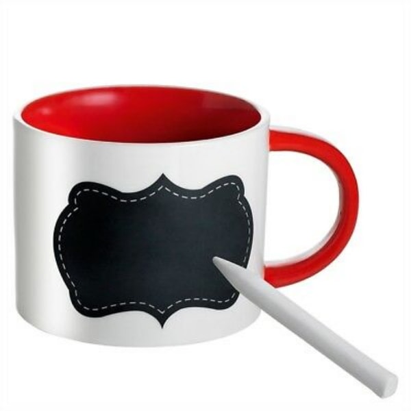 Clearance XL Deidentified Personalised White with Black Chalkboard Mug Review