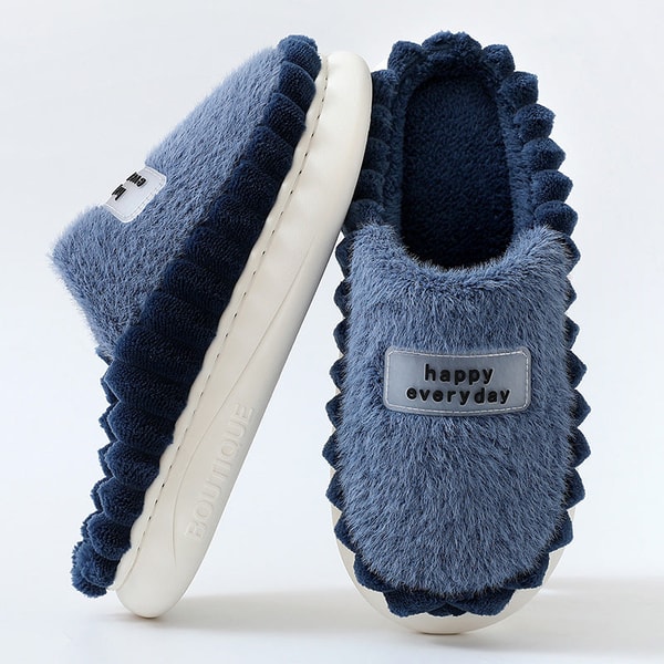 Cloud Walker Slippers Men's Thick-Soled Fleece House Shoes Review