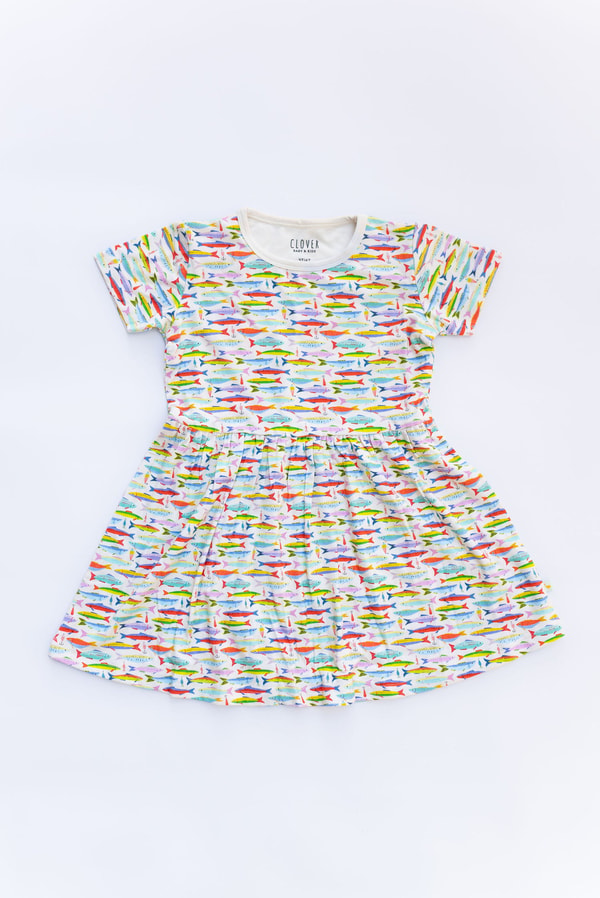 Clover Baby & Kids Stretchy Short Sleeve Twirl Dress - Fish + Bait Review