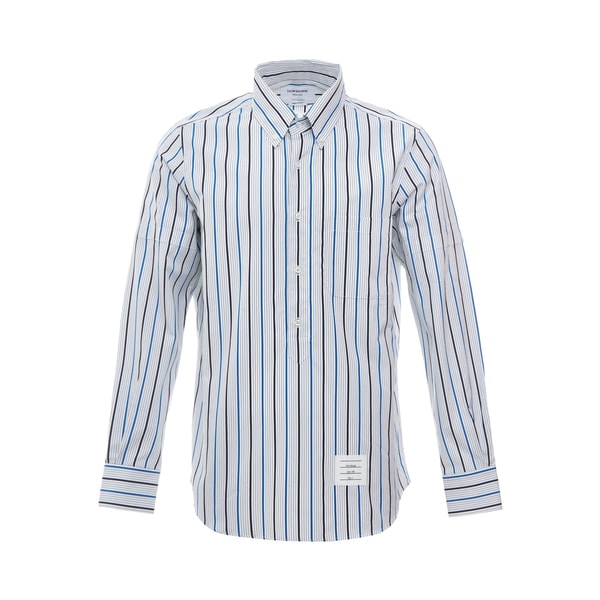 Club 21 Thom Browne Long Sleeve Straight Fit Popover Armband Shirt Review
