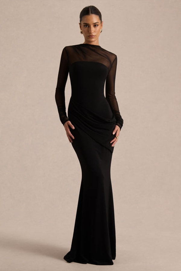 Club L London Deema Black Jersey Dress Review