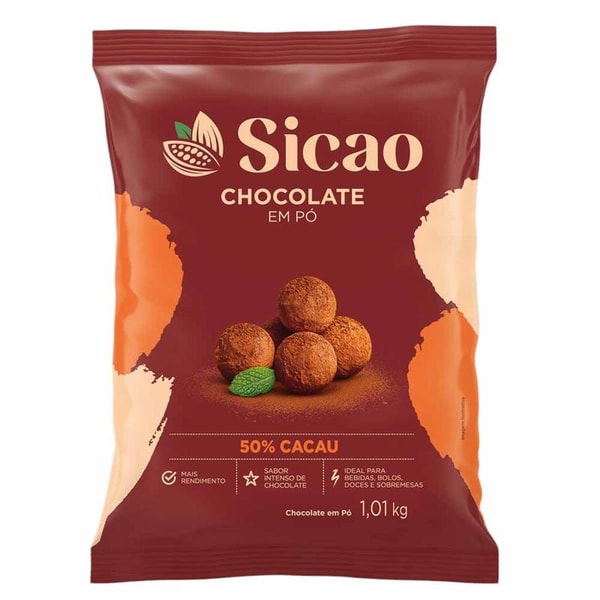 Colibri Festas Chocolate em P&oacute; 50% 1,01kg Sicao Avalia&ccedil;&atilde;o