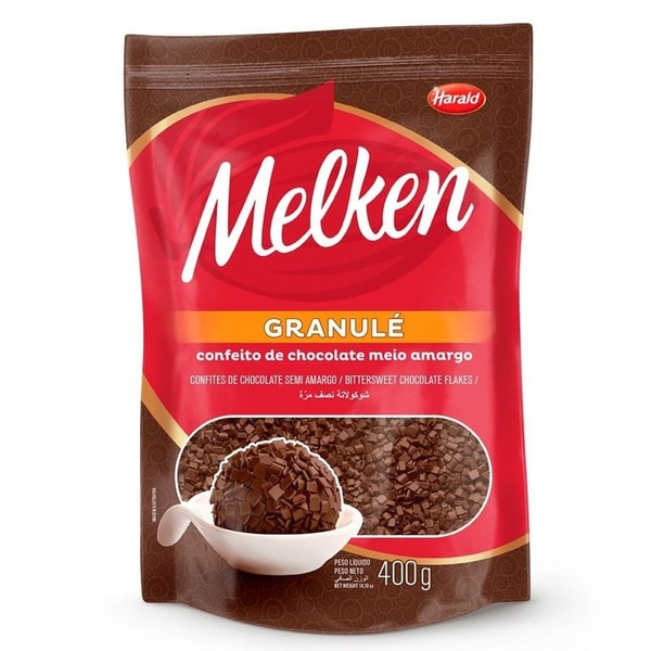 Colibri Festas Granulado Melken Granul&eacute; Meio Amargo 400g Harald Avalia&ccedil;&atilde;o