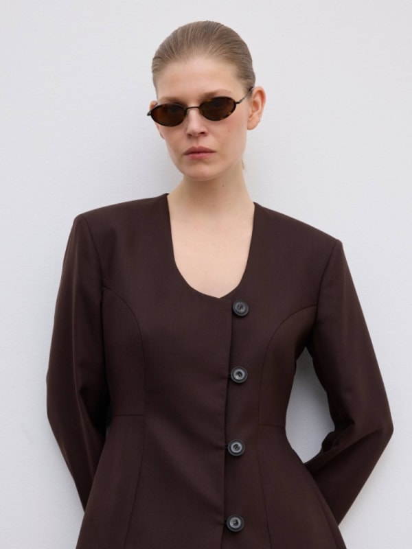 House of Dagmar Collarless Blazer Reviews