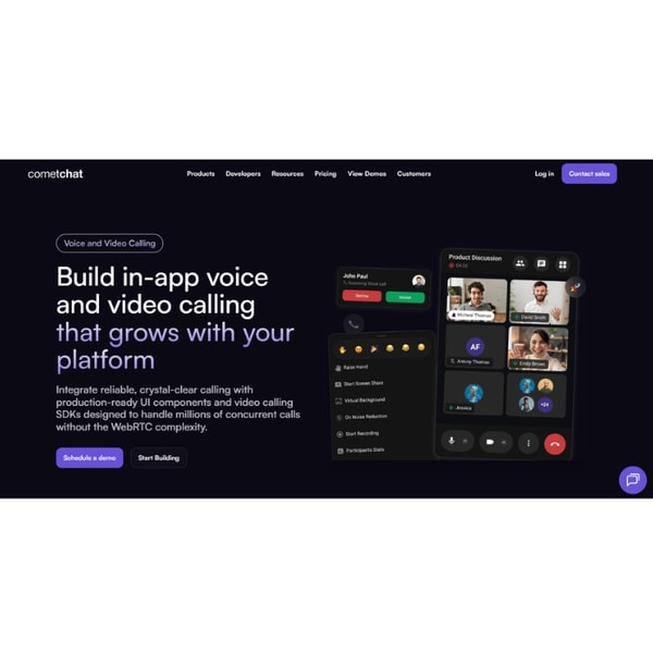 CometChat Voice and Video Calls Review