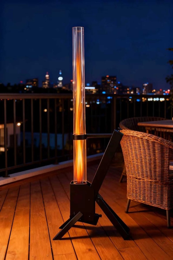 Compleet Groen Green Flame pellet terrasverwarmer Beoordeling
