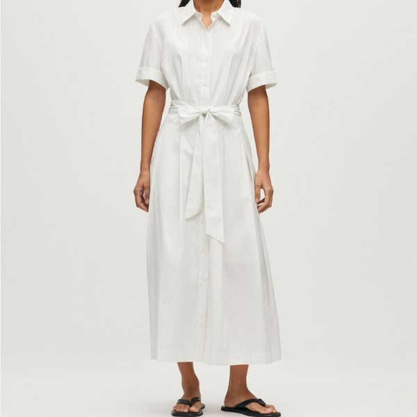 Comptoir des Cotonniers Robe chemise longue &agrave; rayures Avis