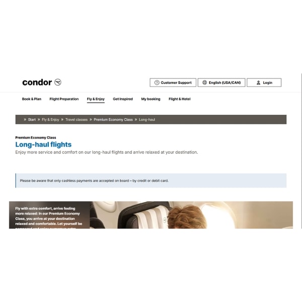 Condor Premium Economy Review
