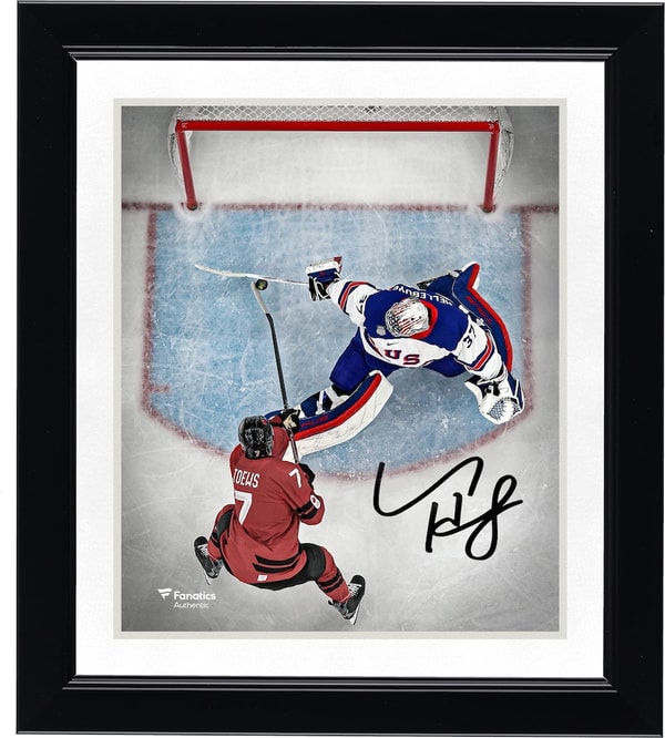 Steiner Sports Connor Hellebuyck Team USA Autographed 8" x 10" 2026 Winter Olympics Gold Medal Winner Photograph Review