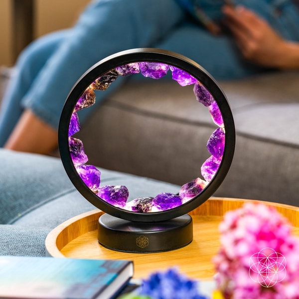 Conscious Items I Am At Peace - Spiritual Protection Amethyst Lamp Review
