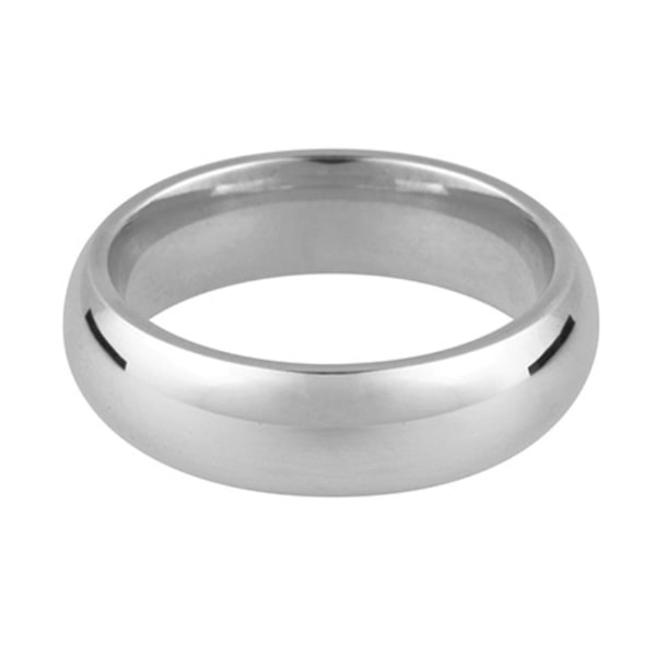 Cooksongold Silver Court Wedding Ring 6.0mm, Size Q Reviews