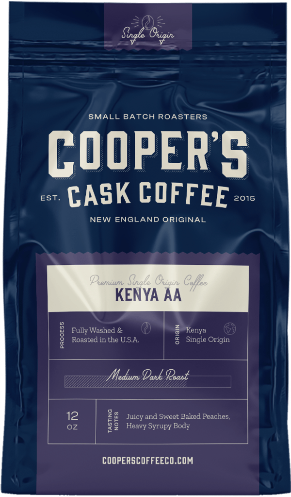 Cooper's Cask Coffee Kenya AA Medium Dark Roast Review