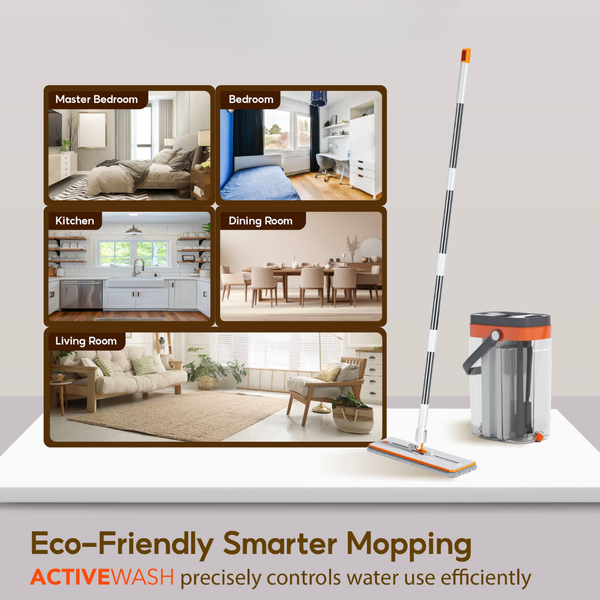 Corvan ACTIVEWASH Flat Mop FS36T Ulasan