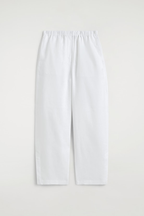 COS Elasticated Linen Barrel-Leg Pants Review