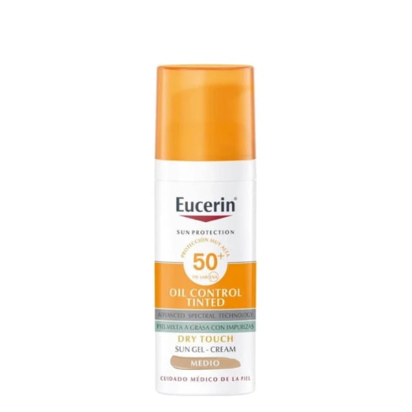 Cosmetis Eucerin Sun Oil-Control Tinted Gel-Creme SPF50+ Tom M&eacute;dio 50ml Review