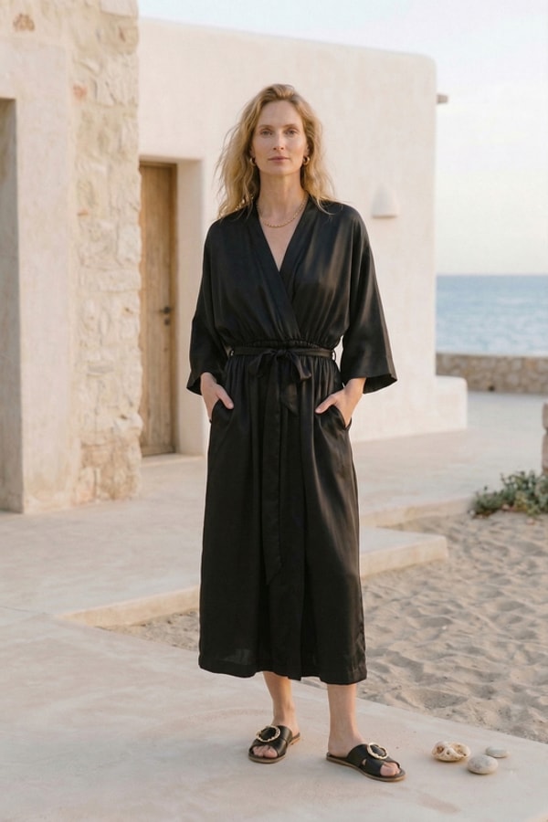 COSSAC Tencel Kimono Jumpsuit Review