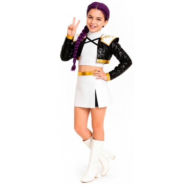 Costumalia Fato de Cantora K-Pop Golden para menina Review