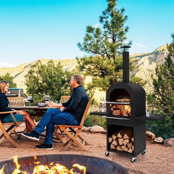 Costway Wood Fired Pizza Oven Review