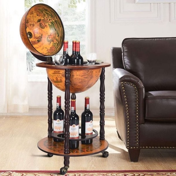 Costway Globe Drinks Cabinet Review