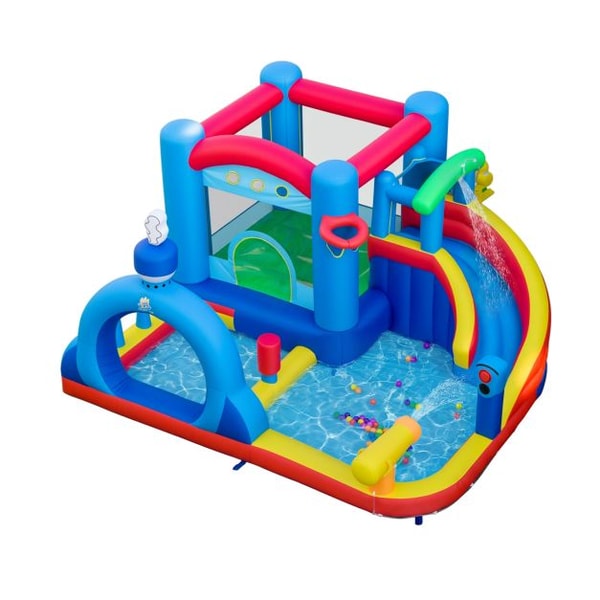 Costway Scivolo gonfiabile ad acqua per bambini con piscina Recensione