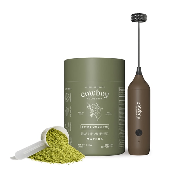 Cowboy Colostrum Matcha Starter Kit Review