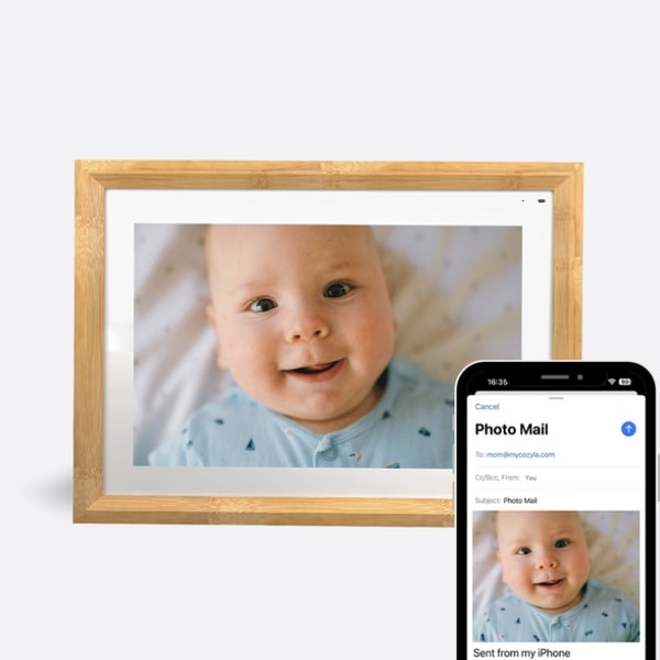 Cozyla Frame 2-in-1 10.1" Digital Frame Bamboo Reviews