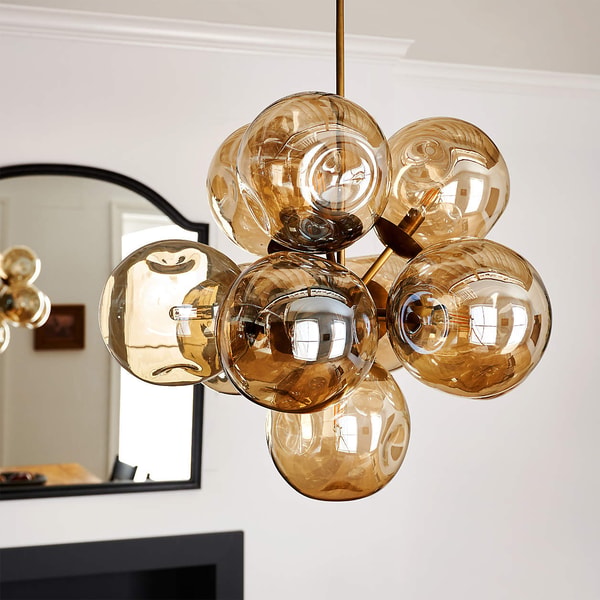 Crate & Barrel Etienne Glass Chandelier Light Review