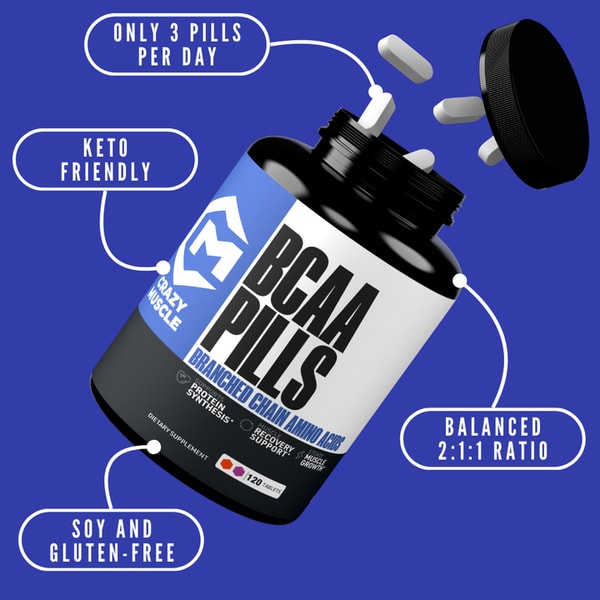 Crazy Muscle BCAA Tablets Review